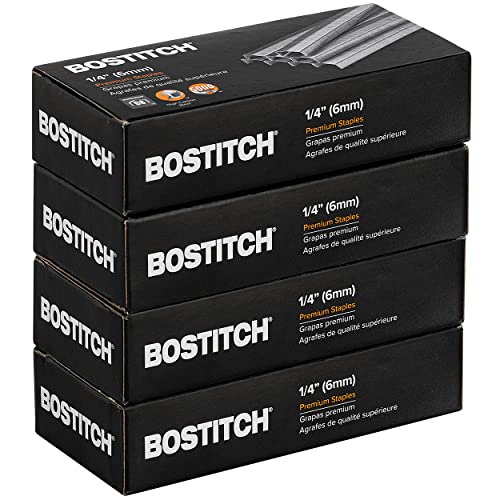 Minimalist Bostitch B8 Staples 1/4 Inch PowerCrown Staples - Set